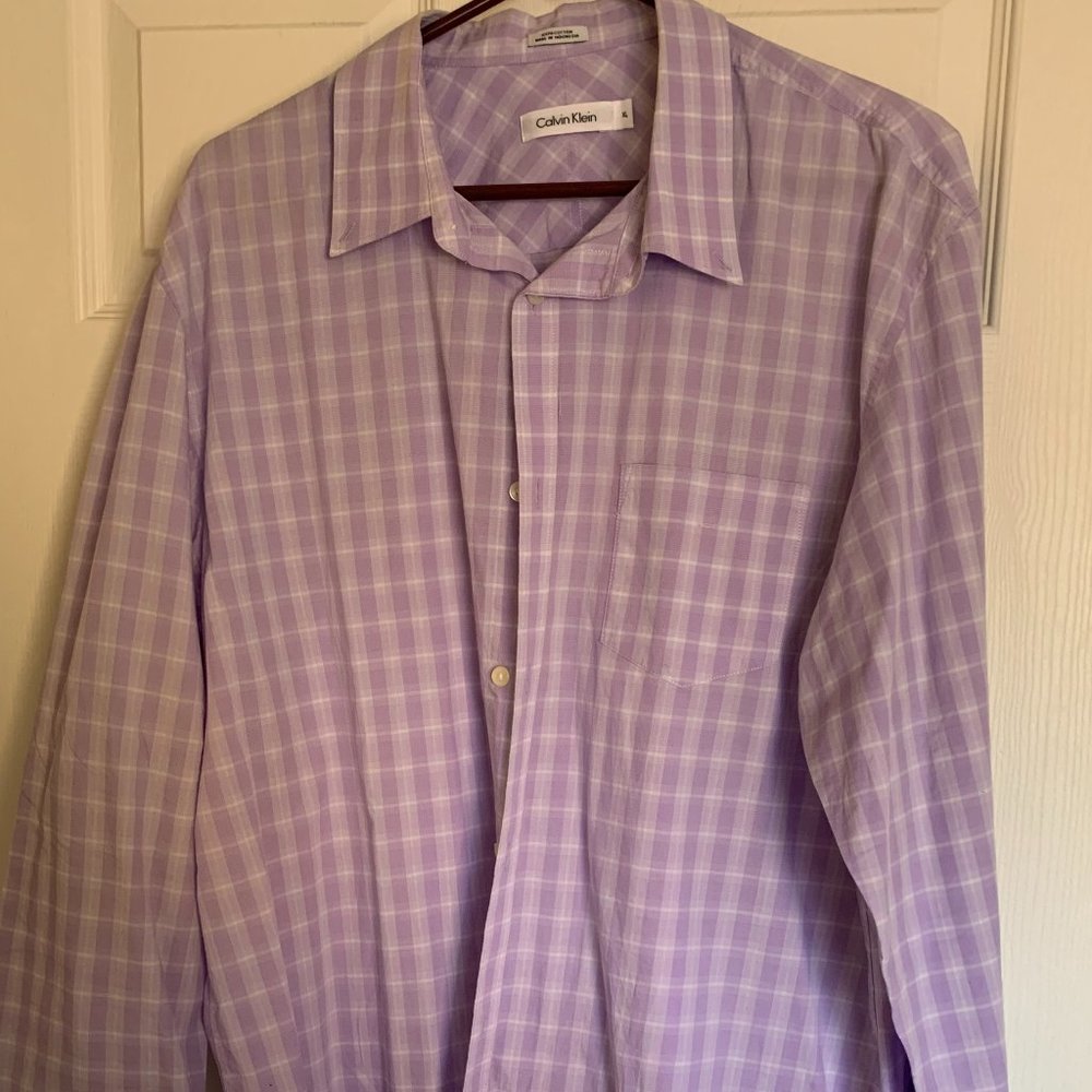 CALVIN KLIEN LONG SLEEVE SHIRT XL